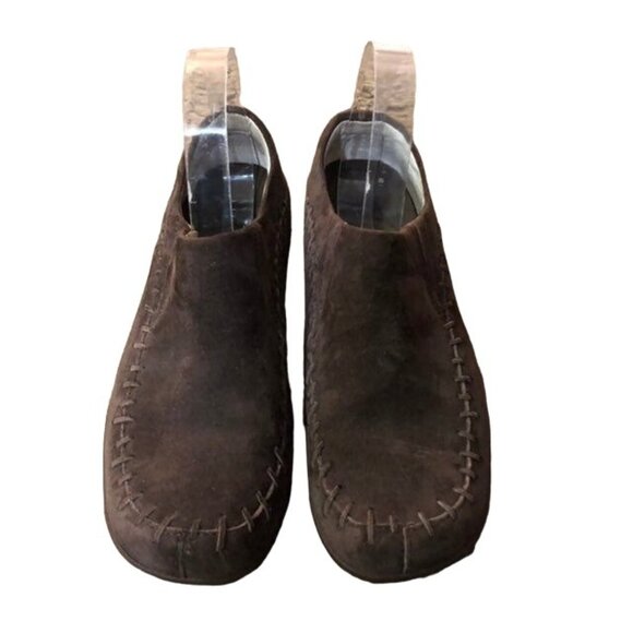 Merrell Wild Senna Brown Suede Slip-On Shoes Womens 8.5 Moccasin Style - Picture 2 of 12